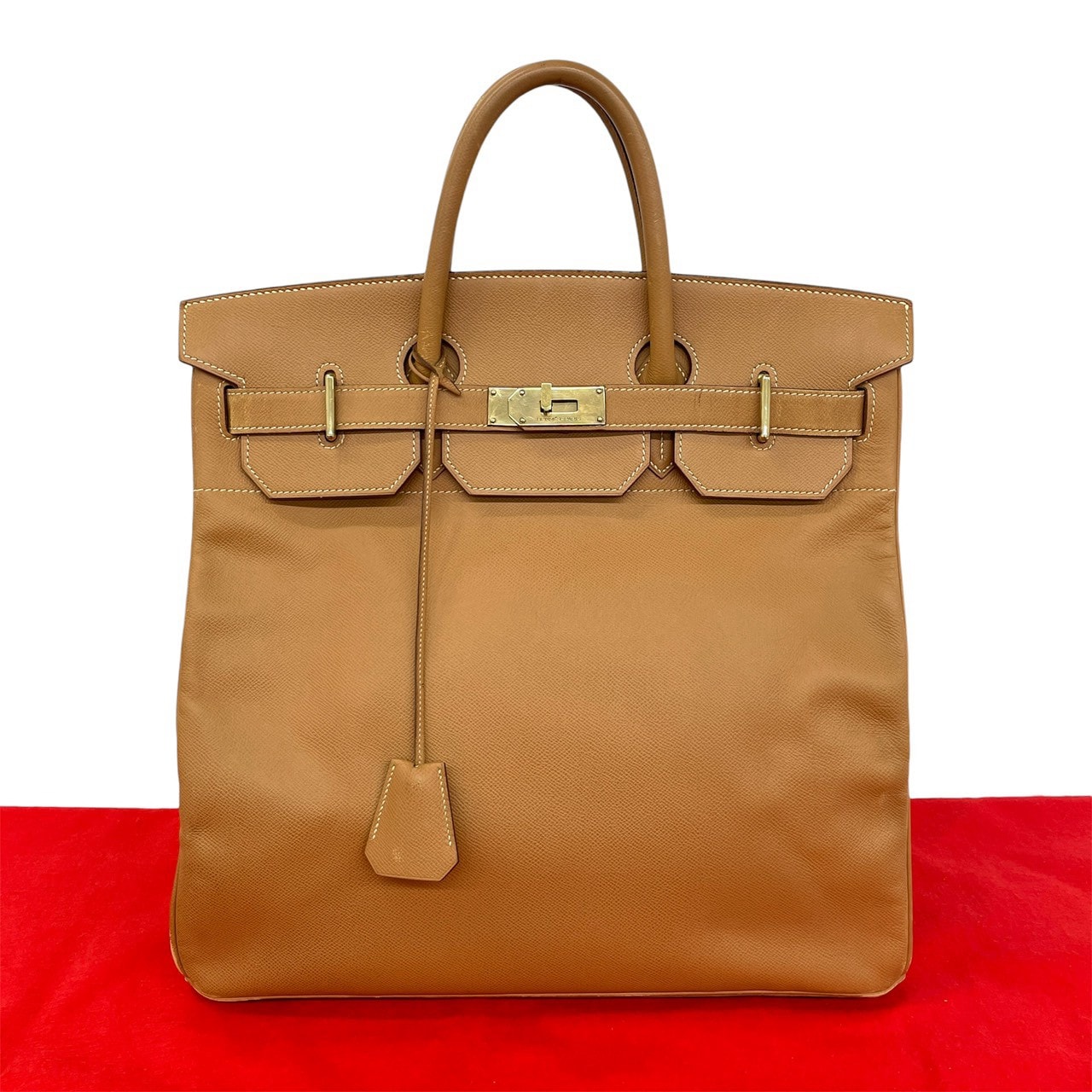 HERMES エルメス オータクロア 40 クシュベル ハンドバッグ ブラウン
24205
