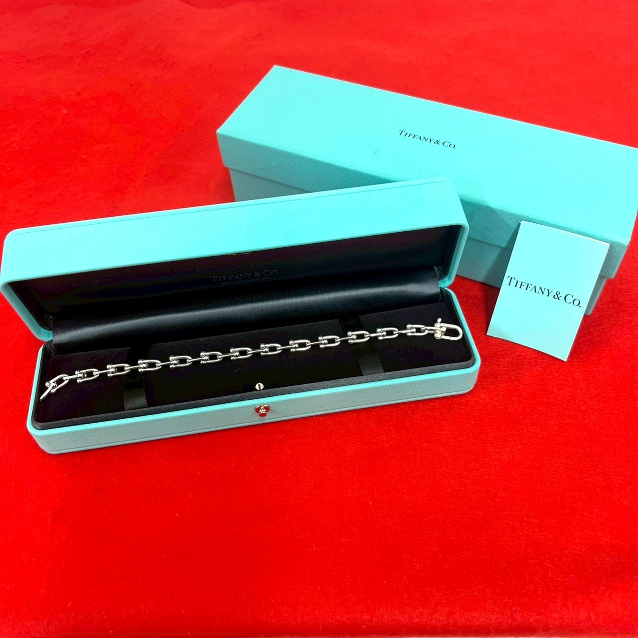 TIFFANY&Co. ティファニー ハードウェア スモールリンク ブレスレット シルバー925 ブレスレット シルバー
 40956