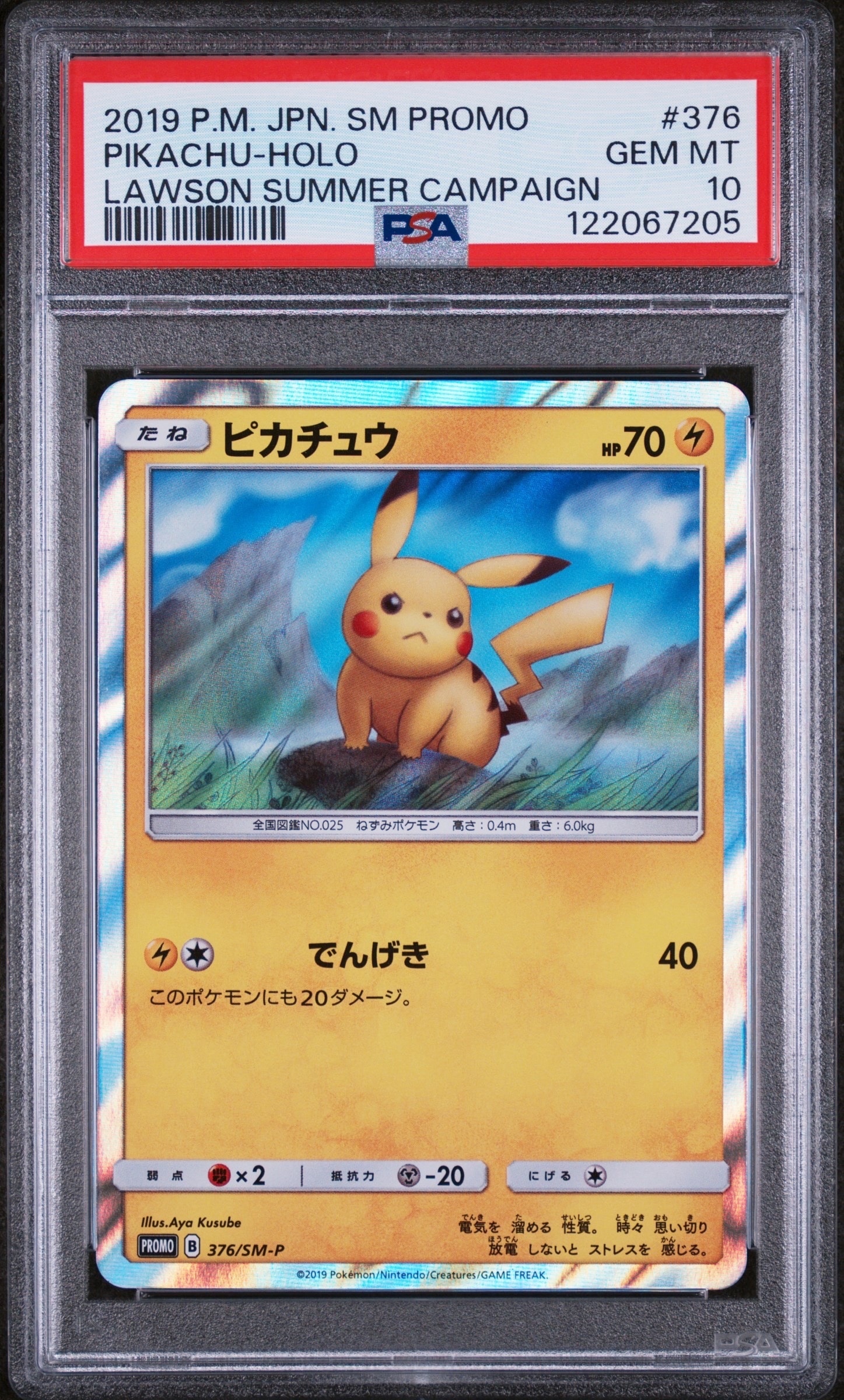 ピカチュウ: プロモ [SM-P 376](プロモーションカード「SM-P」)