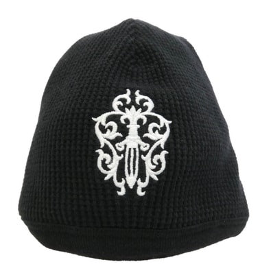 Chrome Hearts Vine Dagger Thermal Cotton Knit Cap "Black"