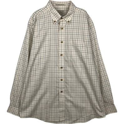 古着 90~00年代 エルエルビーン L.L.Bean 長袖 ボタンダウンチェックシャツ メンズL相当 ヴィンテージ/eaa635649