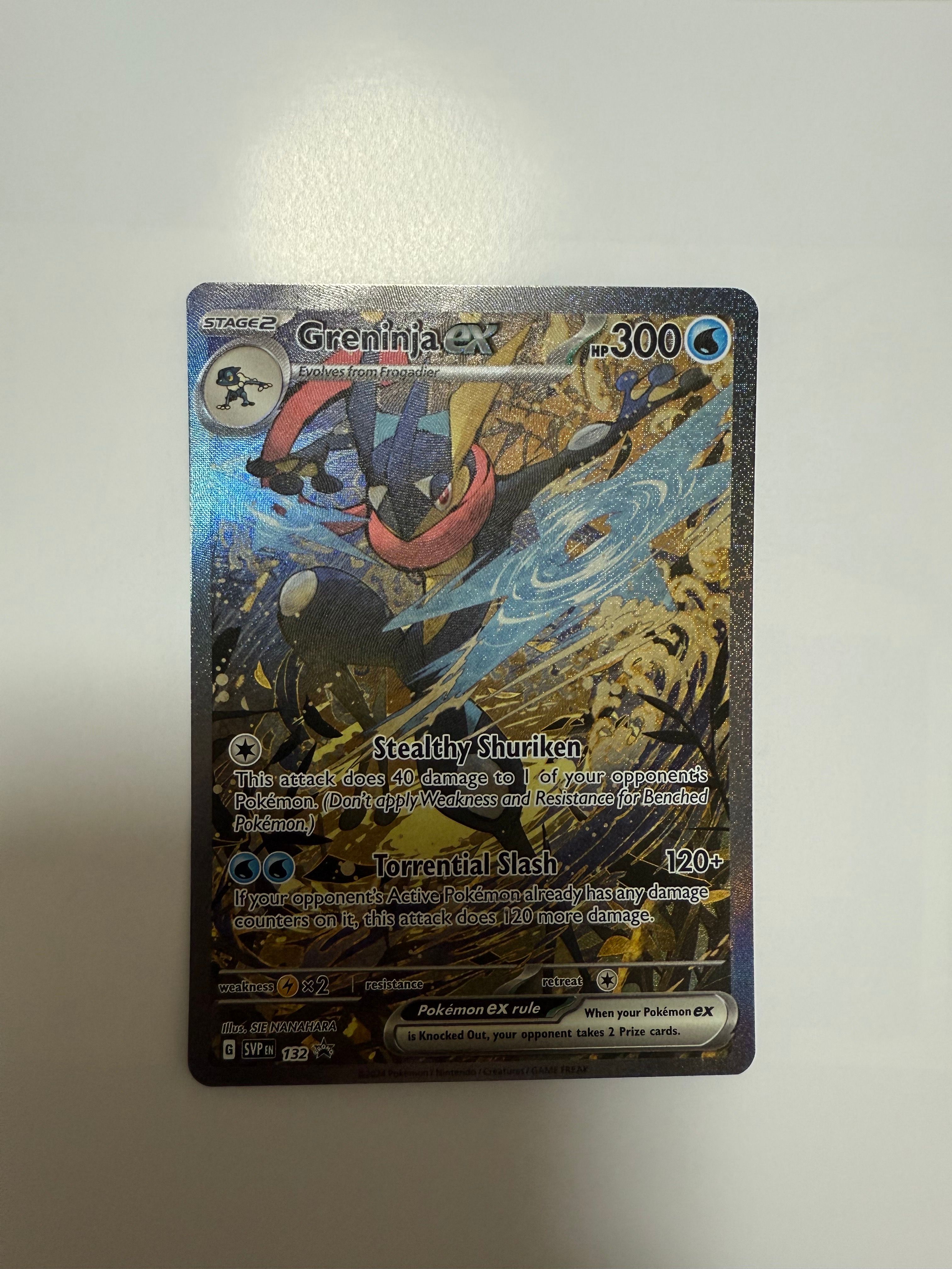 ゲッコウガex P [SVP EN 132]【英語版】(スカーレット&バイオレット「シュラウデッドフェイブル ゲッコウガex スペシャルイラストレーション コレクション」)