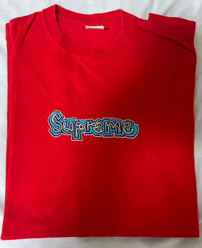 Supreme Mark Gonzales Logo Tee "Red"
