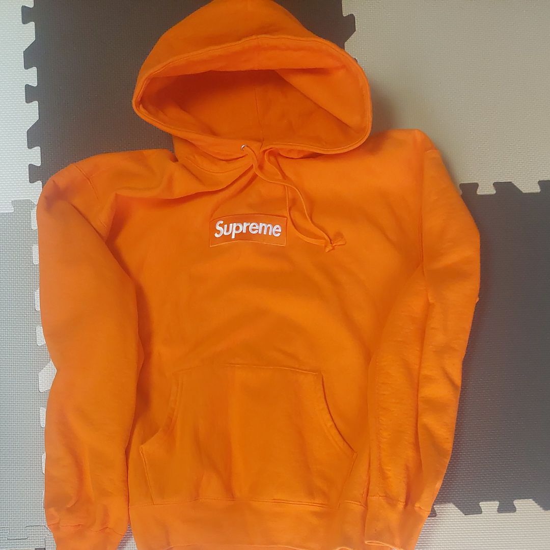 Supreme Box Logo Hooded Sweatshirt "Orange" (24FW)