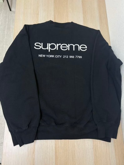 Supreme Nyc Crewneck "Black"