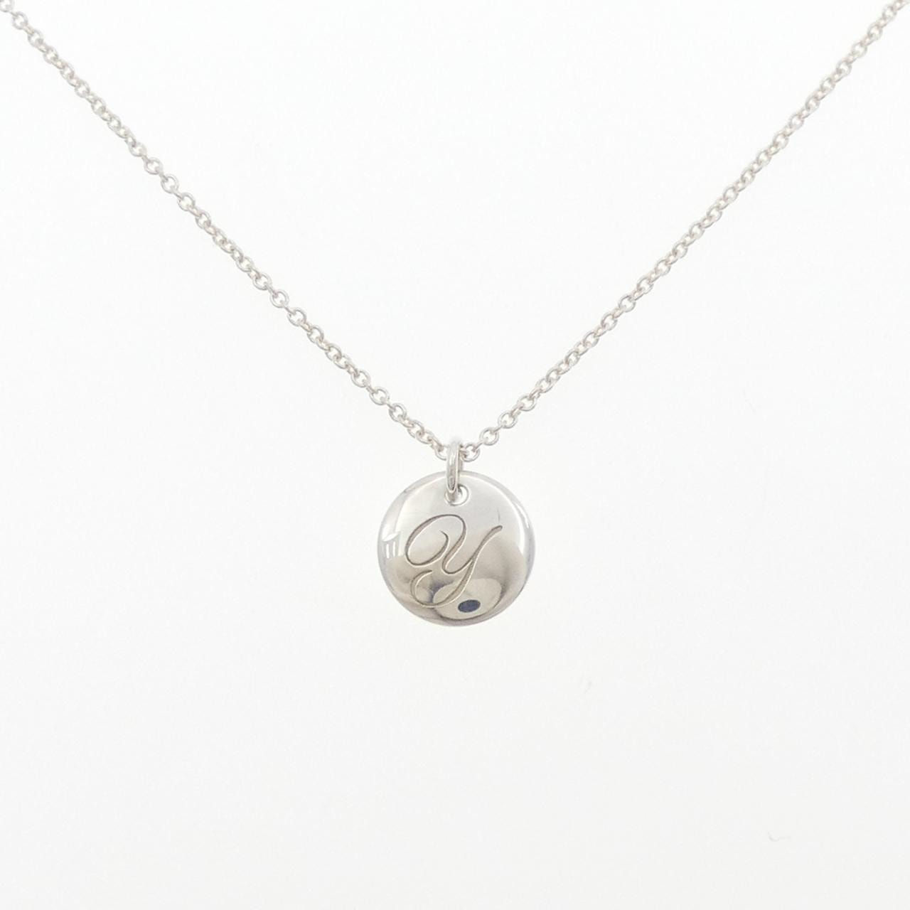 ティファニー ノーツ レター ネックレス