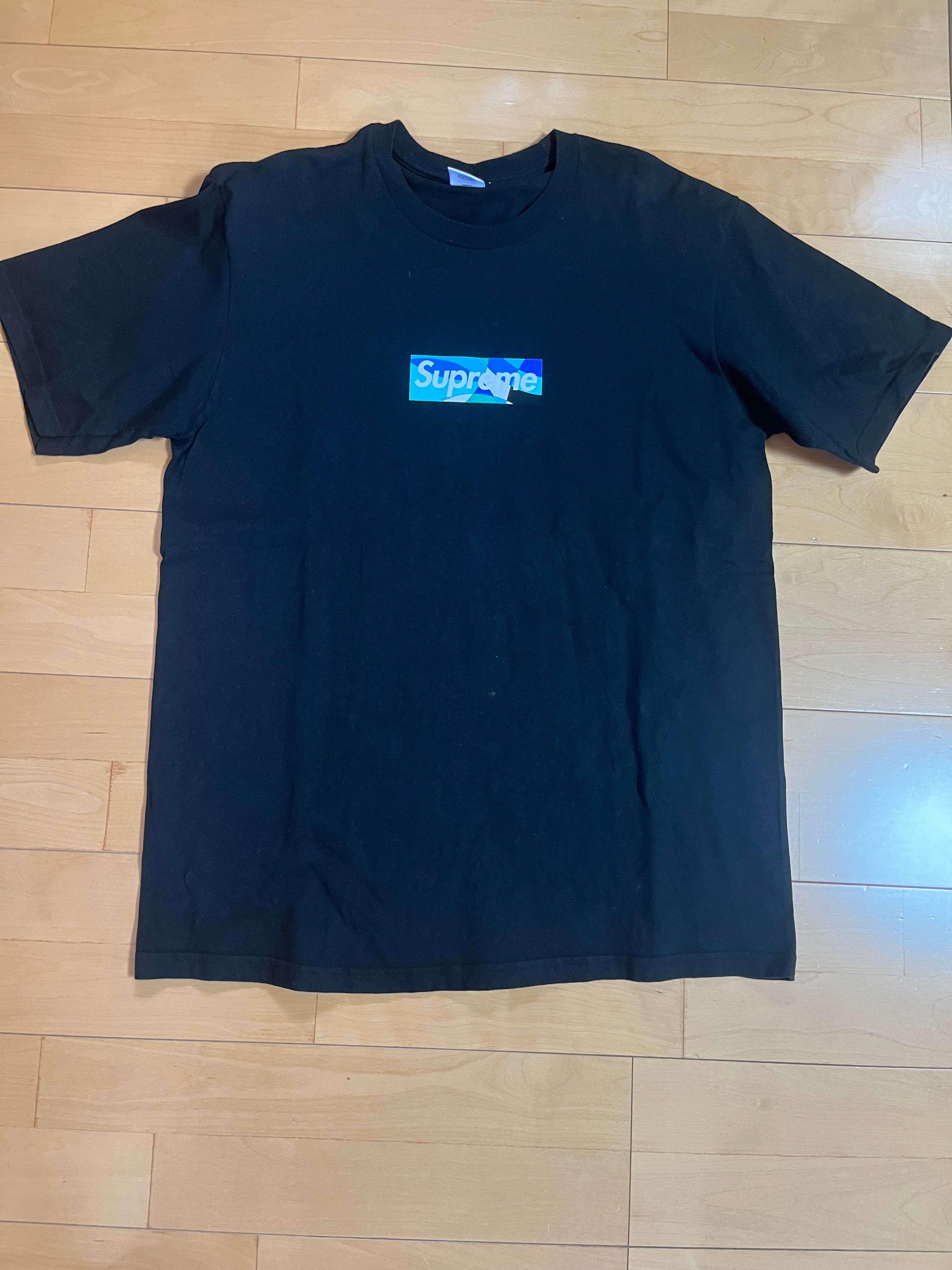 Supreme / Emilio Pucci® Box Logo Tee "Black/Blue"
