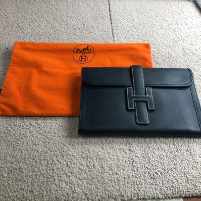 Hermes Jige "Blue Indigo"