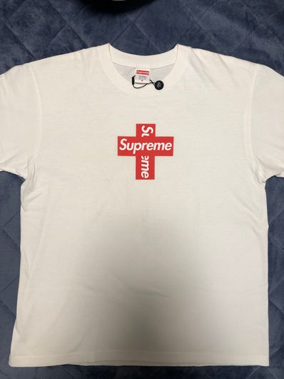 Supreme Cross Box Logo Tee "White"
