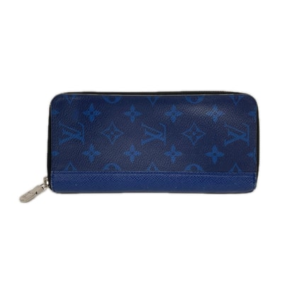 LOUIS VUITTON ルイヴィトン メンズ 長財布 タイガラマ ジッピーウォレット・ヴェルティカル M30447 コバルト