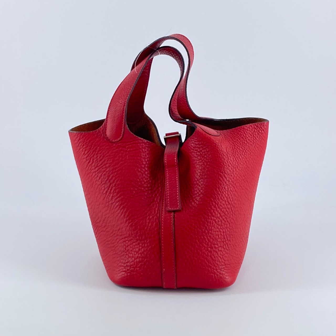 HERMES(エルメス) ピコタンPM ハンドバッグ レッド