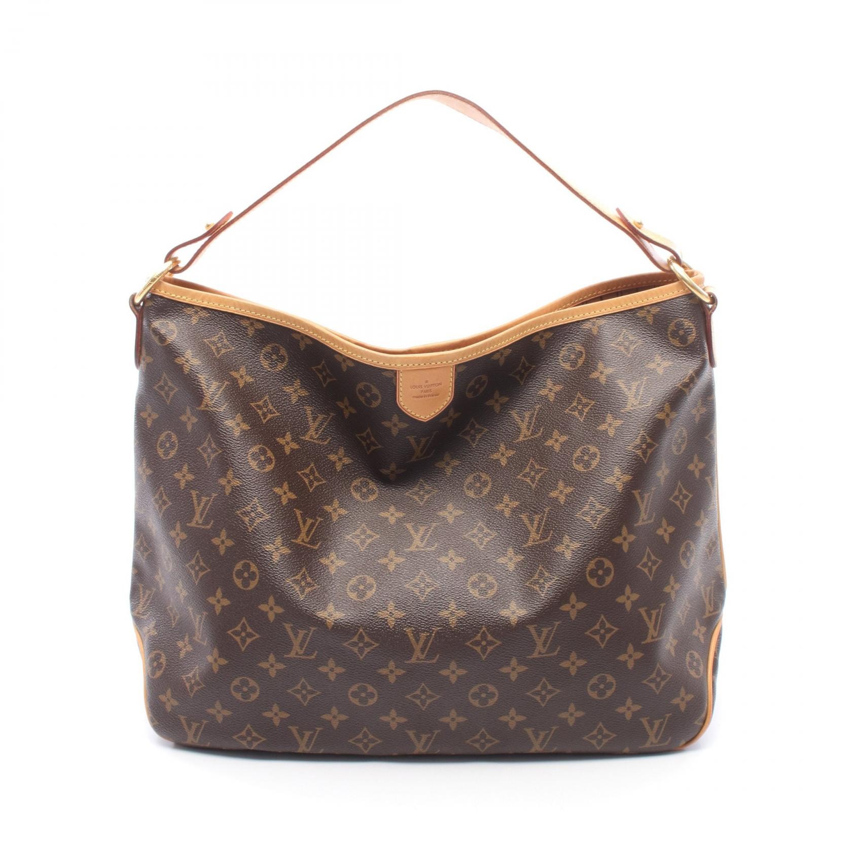 ルイ・ヴィトン LOUIS VUITTON ディライトフルMM ショルダーバッグ バッグ PVCコーティングキャンバス レザー モノグラム レディース ブラウン系 M40353 【中古】