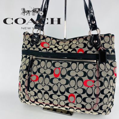 【即日発送】coach コーチ トートバッグ シグネチャー グレー