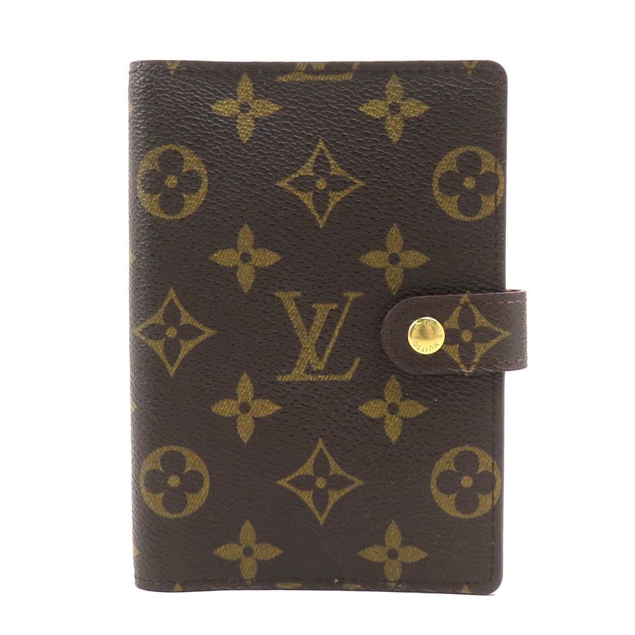 ルイ ヴィトン LOUIS VUITTON 手帳カバー モノグラム アジェンダPM モノグラムキャンバス ブラウン ユニセックス R20005【中古】 56540a