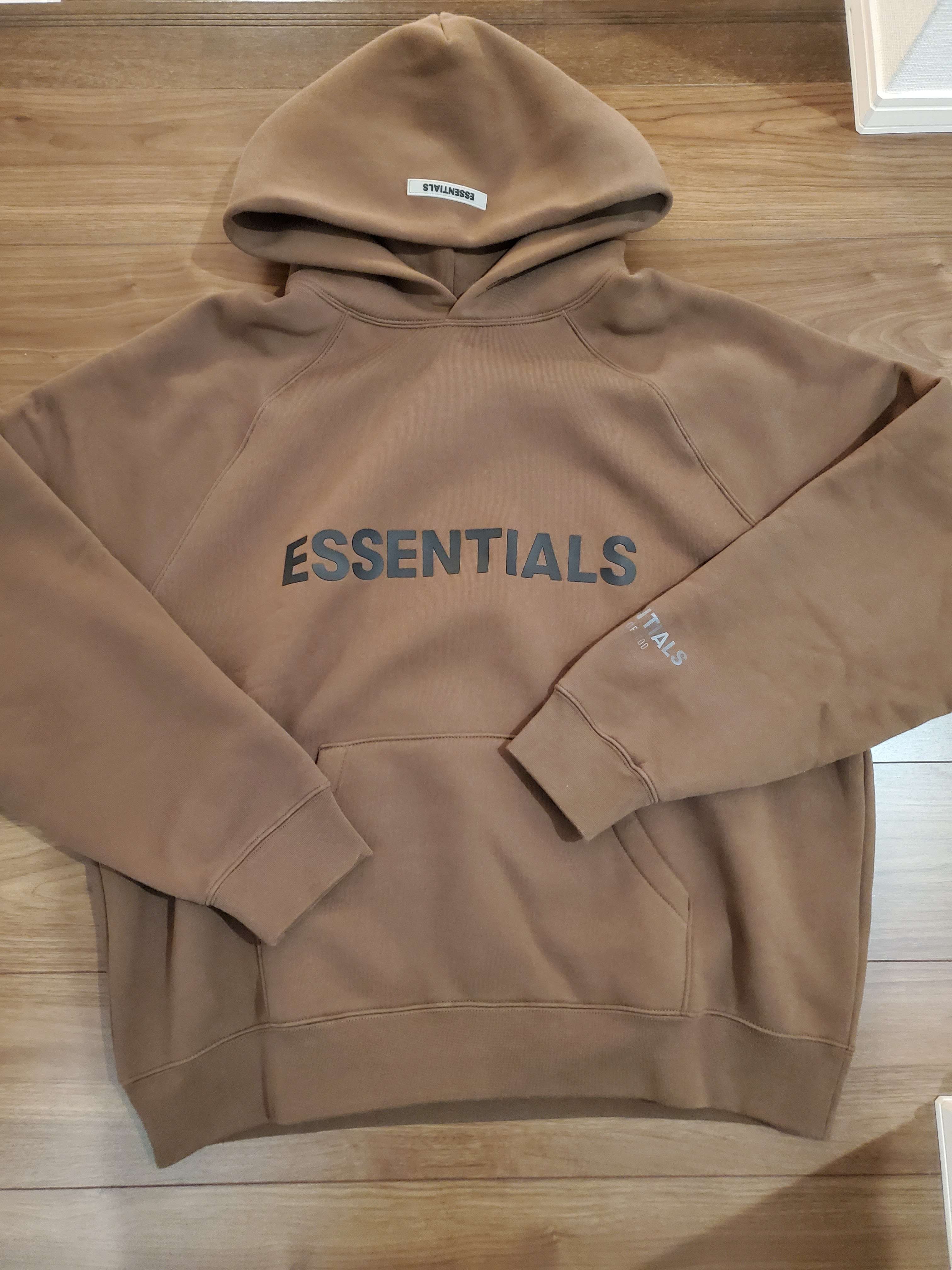 FEAR OF GOD ESSENTIALS / SSENSE 3D Silicon Applique Pullover Hoodie "Rain Drum"