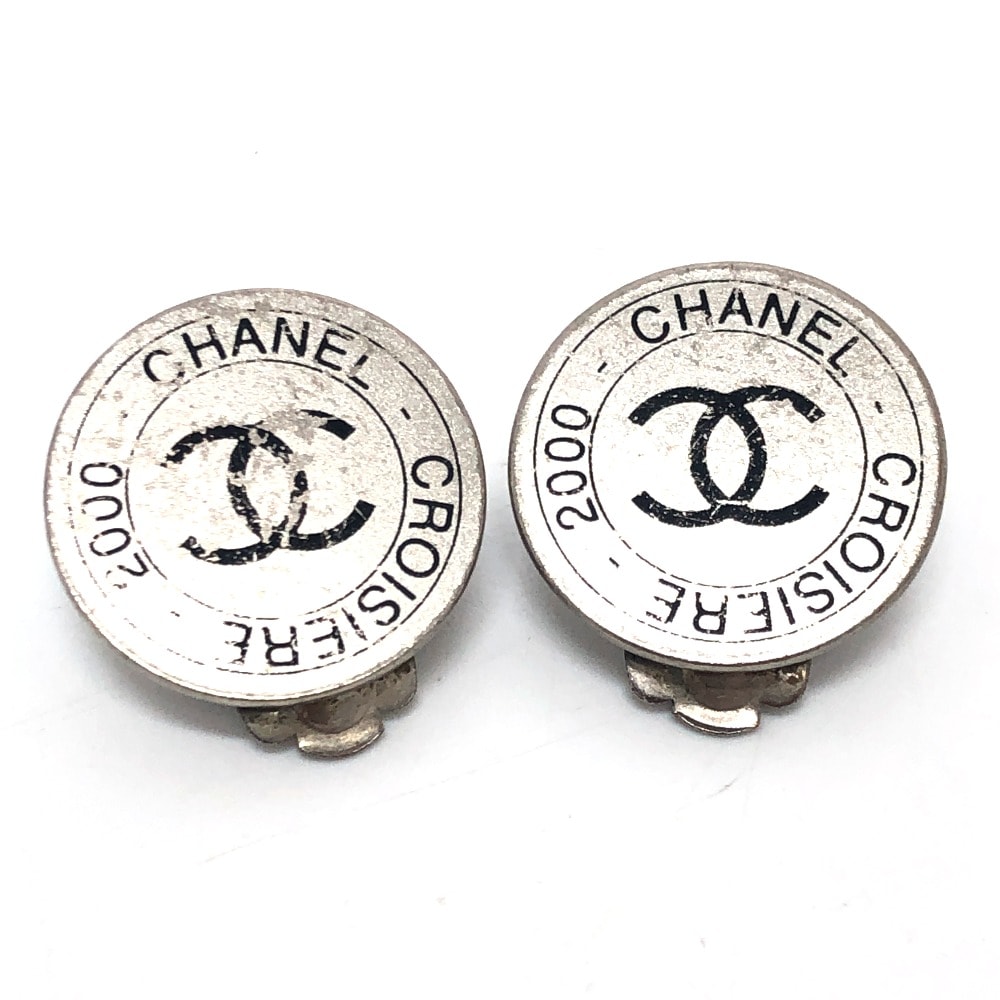 シャネル CHANEL ココマーク 2000 CROISIERE 00C イヤリング アクセサリー 小物 イヤリング メタル シルバー