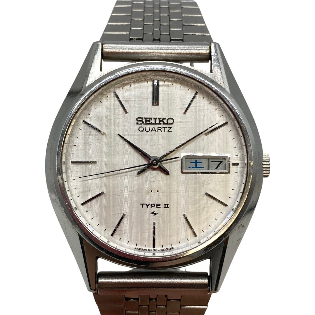 ◎◎SEIKO セイコー TYPE II 4336-8000 クォーツ メンズ 腕時計 キズ有 4336-8000