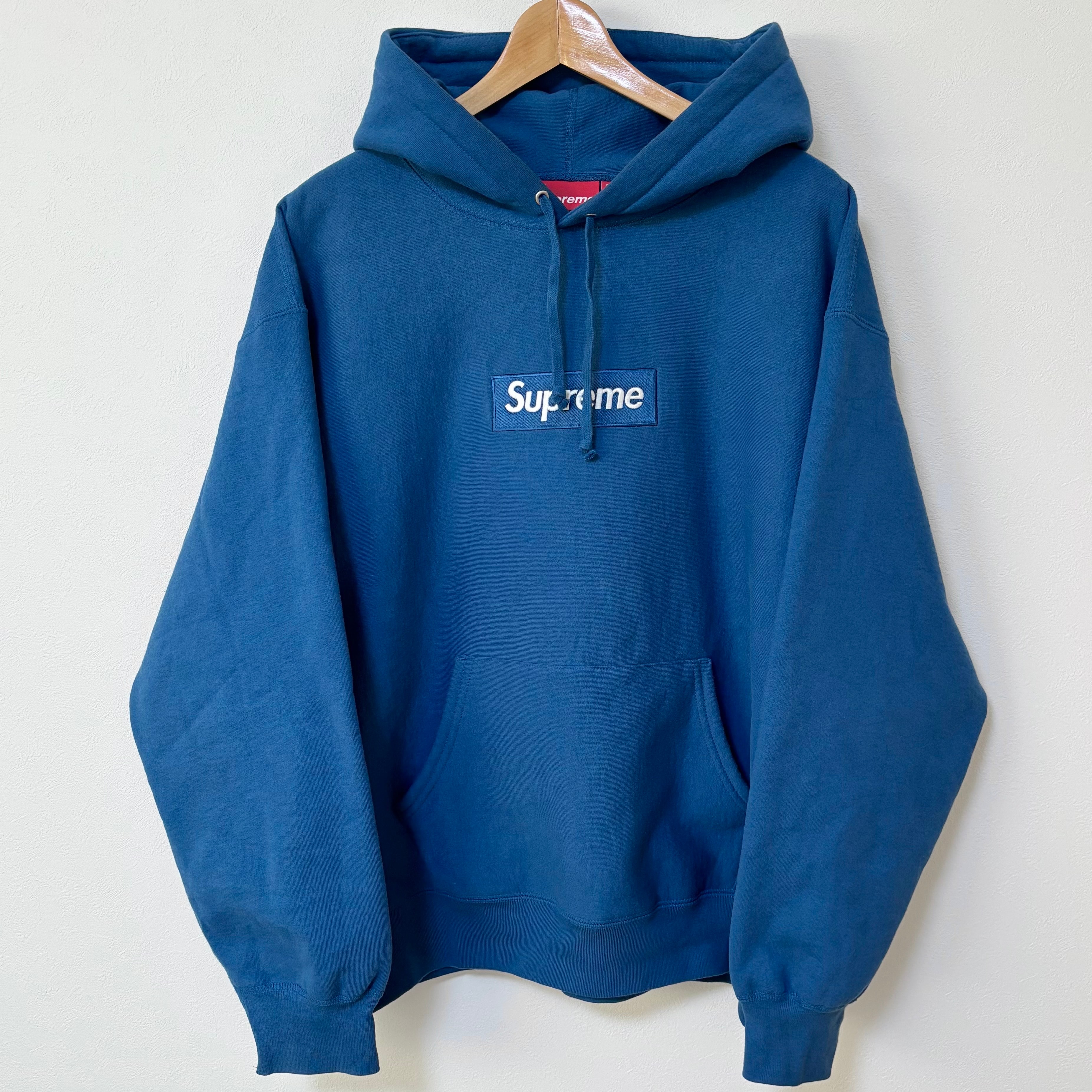 Supreme Box Logo Hooded Sweatshirt "Blue" (23FW)