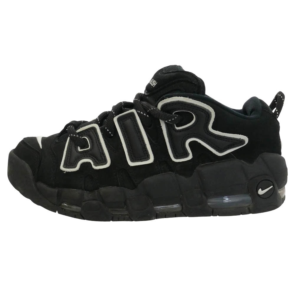 NIKE ナイキ AMBUSH アンブッシュ 23AW FB1299-001 × AMBUSH Air More Uptempo Low Black and White アンブッシュ エアモアアップテンポ ローカット スニーカー 27cm【中古】