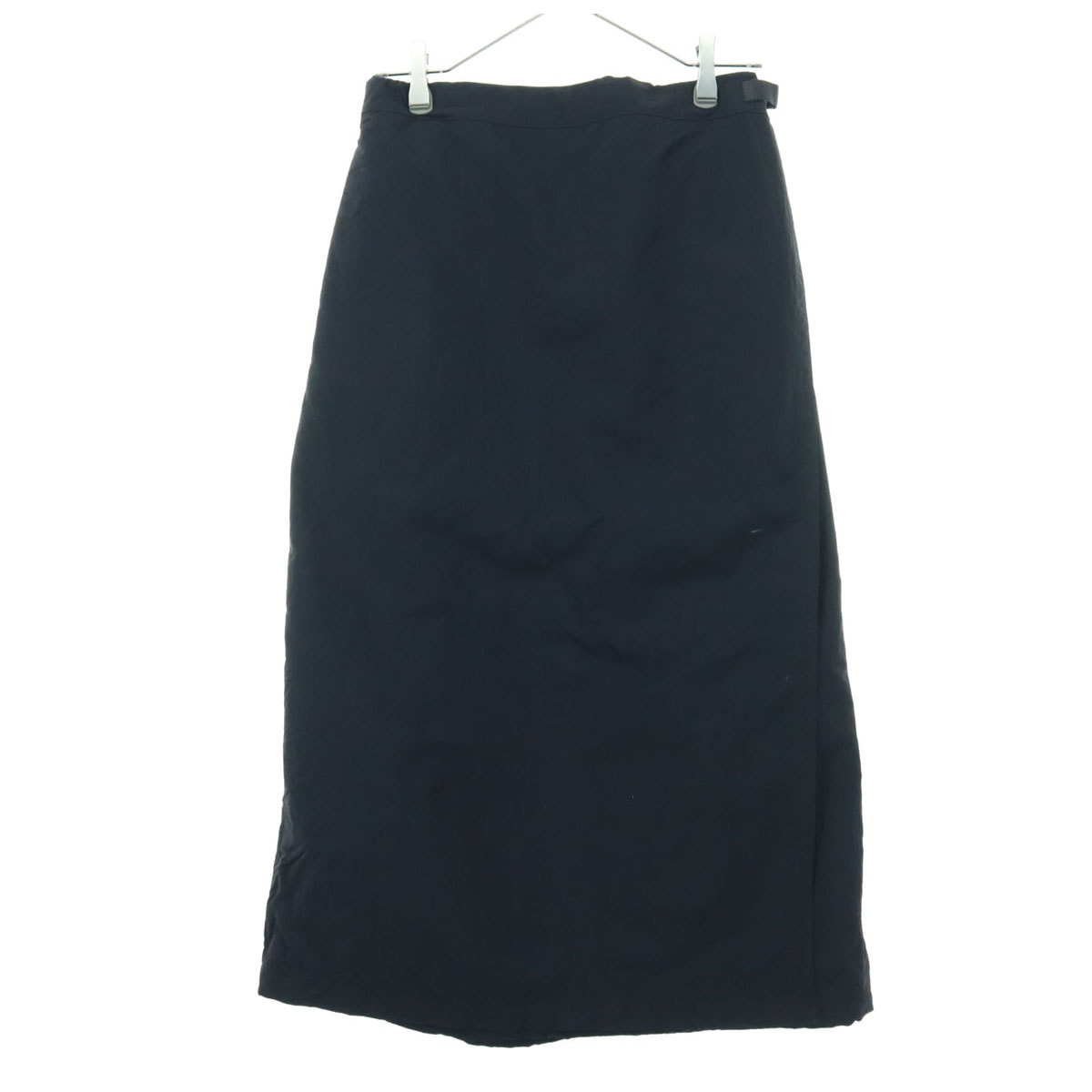 美品 Gramicci グラミチ 裏起毛 ミモレ丈 ラップスカート M ブラック