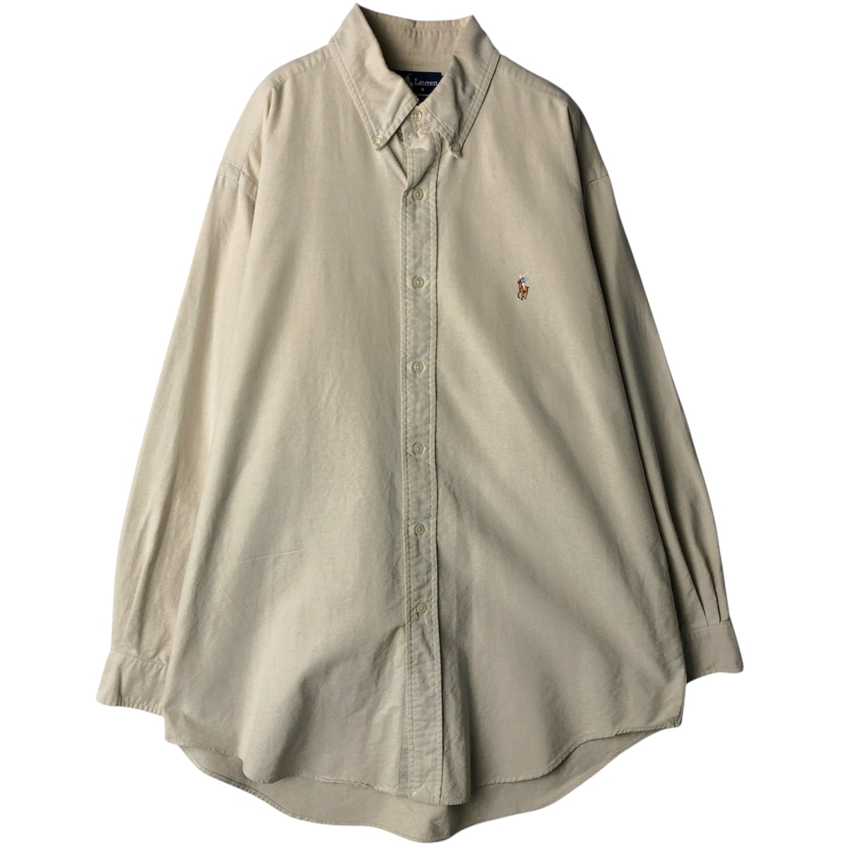 古着 ラルフローレン Ralph Lauren YARMOUTH 長袖 ボタンダウンシャツ メンズL相当/eaa634422