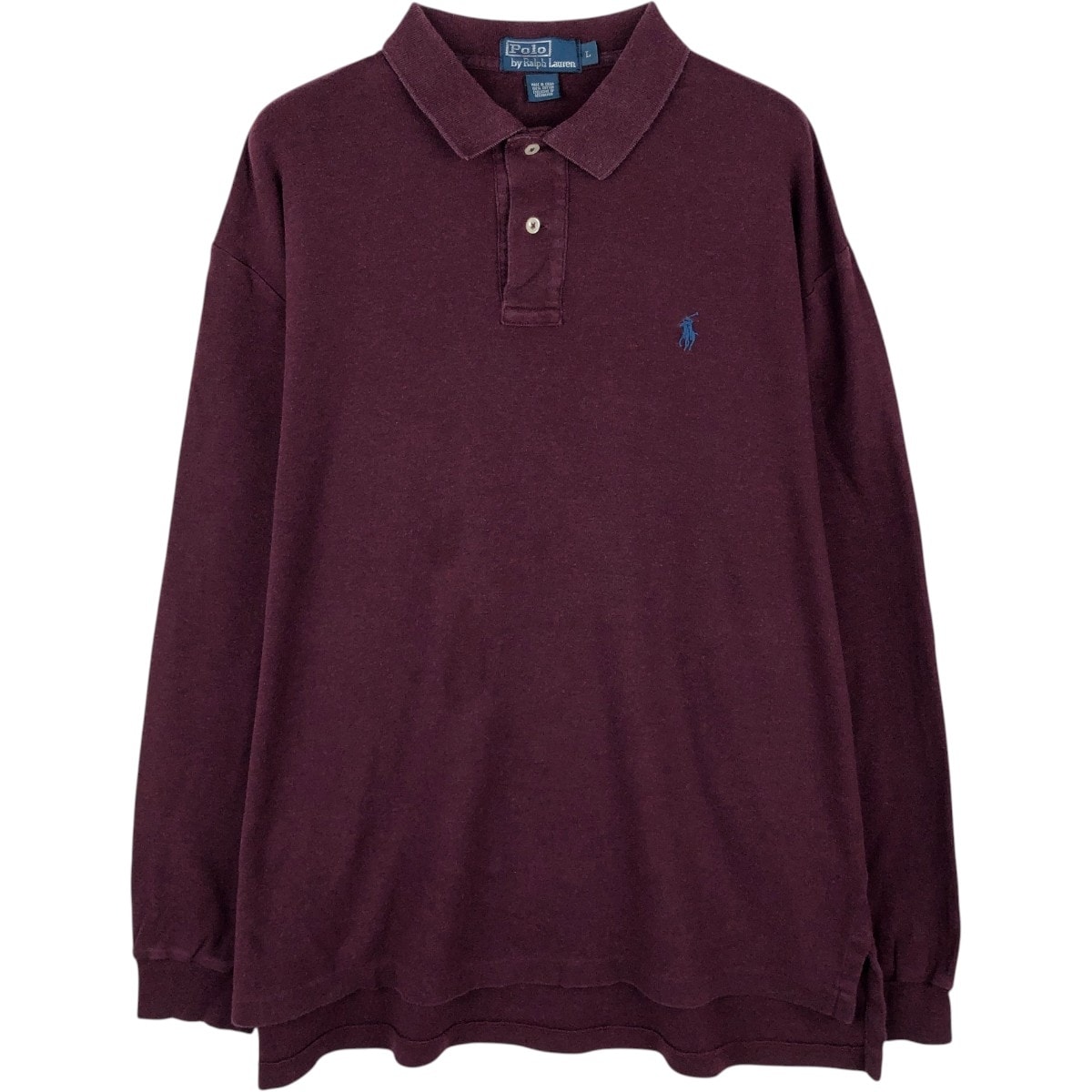 古着 ラルフローレン Ralph Lauren POLO by Ralph Lauren 長袖 ポロシャツ メンズL相当/eaa667174