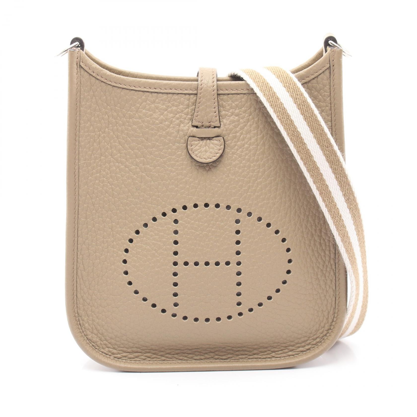 エルメス HERMES エヴリンTPMアマゾン ベージュマルファ ショルダーバッグ バッグ レザー トリヨンクレマンス ベージュマルファ K刻印(2025年製造) レディース ベージュ系 【中古】