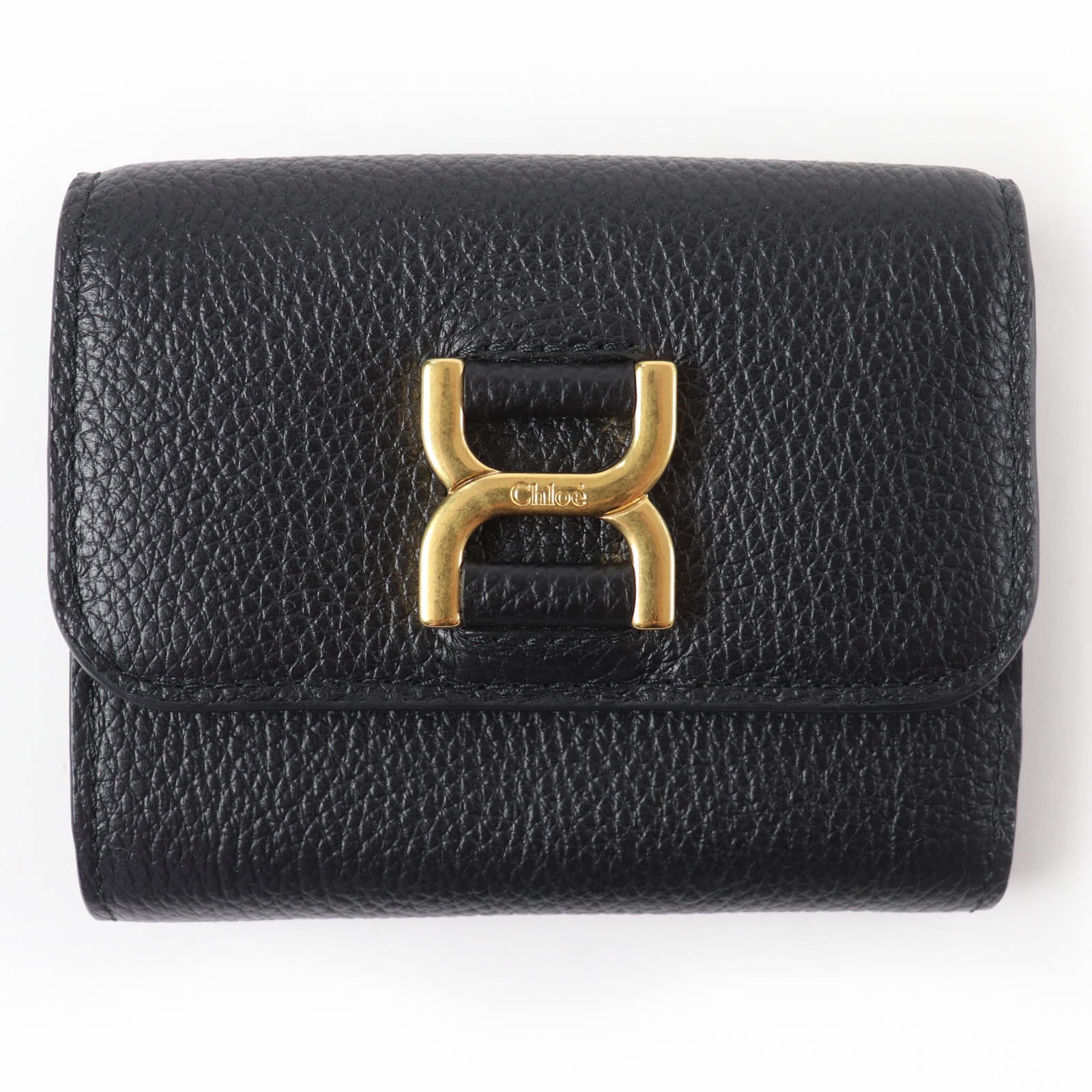 未使用品 クロエ 三つ折り財布 マーシー ブラック CHC23AP099