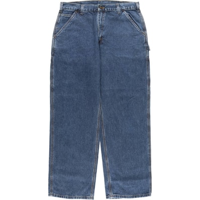 古着 00年代 カーハート Carhartt Dungaree Fit デニムペインターパンツ メンズw35相当/eaa482549