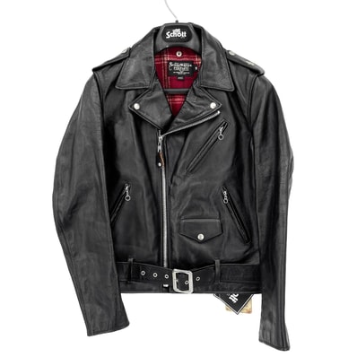 schott ショット ワンスター ダブル ライダースジャケット
スペシャルホースハイド 7544 613SJH 馬革 38 ブラック メンズ
【中古】