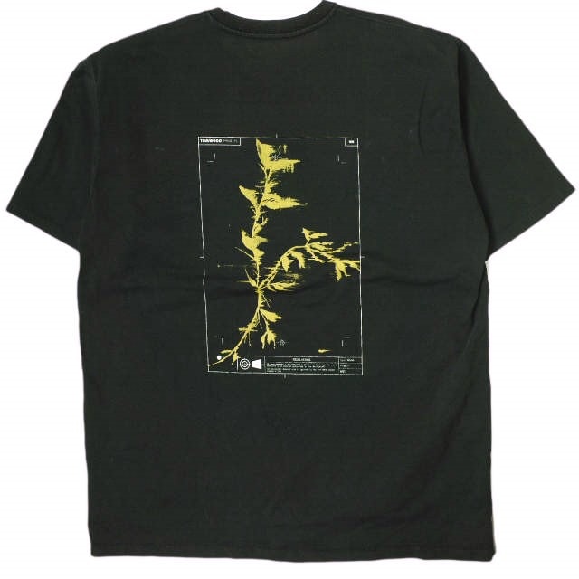 TOM WOOD トムウッド RICHTER TEE フローラルプリントTシャツ 21421 L ブラック 半袖 トップス g19007