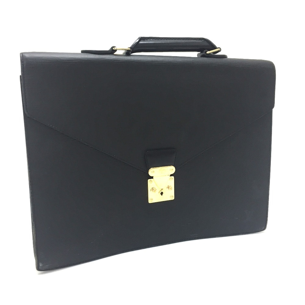 ルイヴィトン LOUIS VUITTON セルヴィエット・アンバサダー M54412 エピ カバン ブリーフケース ビジネスバッグ エピレザー クリールブラック ブラック