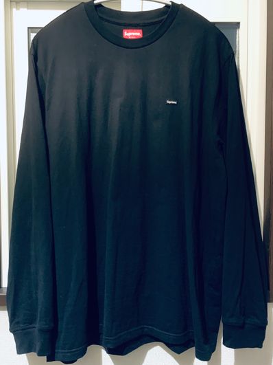 Supreme Small Box L/S Tee "Black"(22FW)