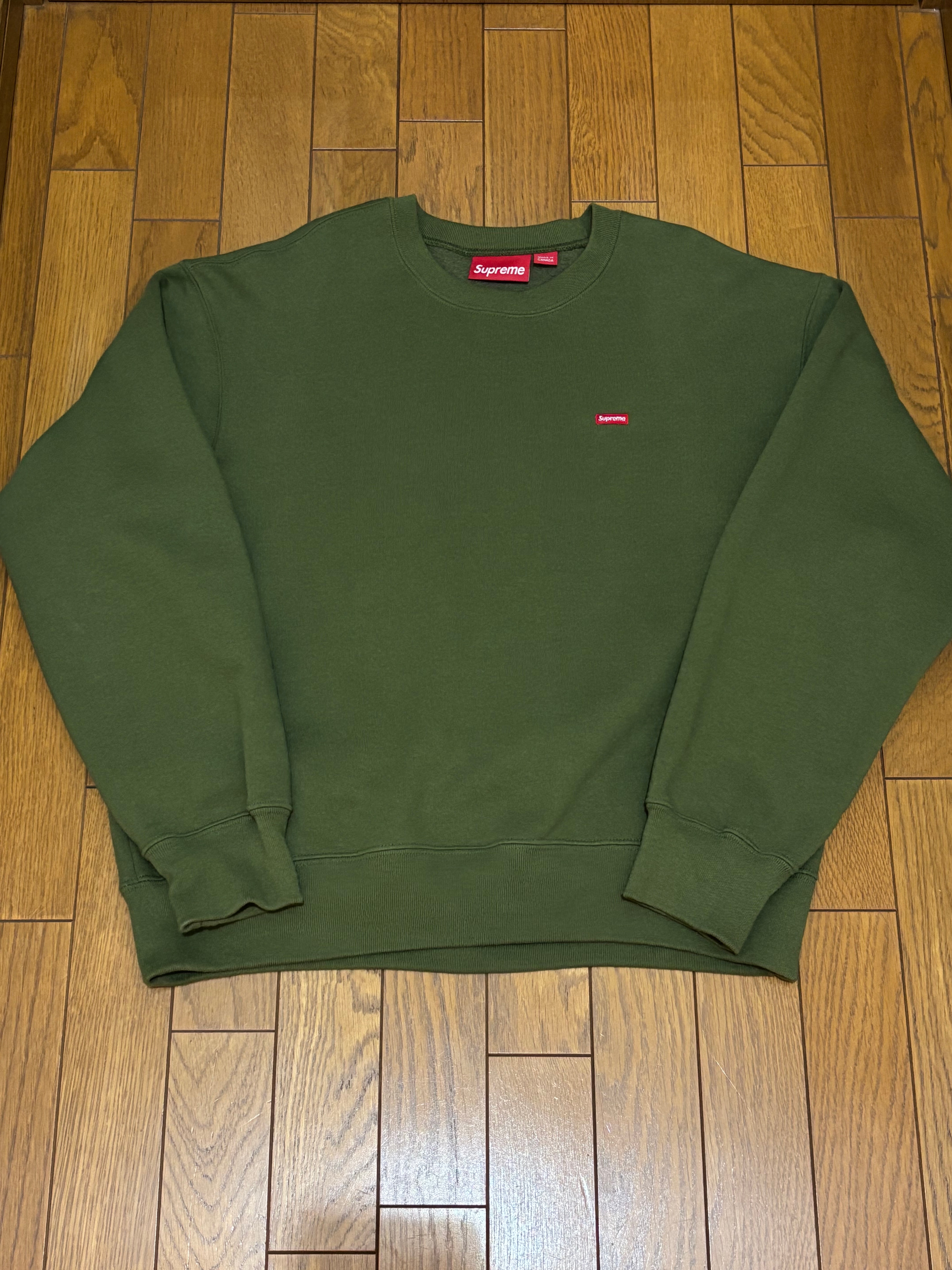 Supreme Small Box Crewneck "Olive"