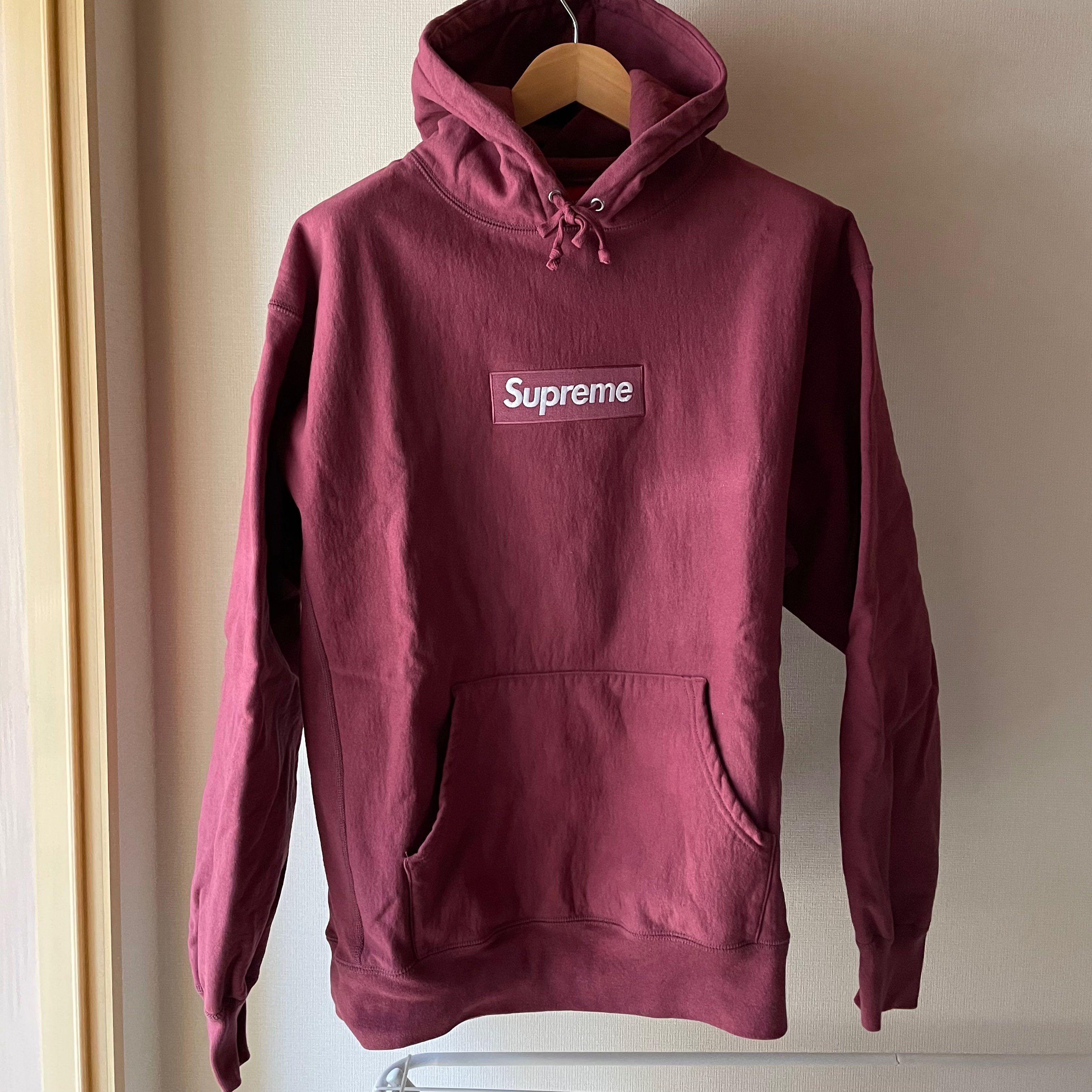 Supreme Box Logo Hooded Sweatshirt "Plum" (21FW)