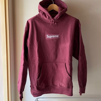 Supreme Box Logo Hooded Sweatshirt "Plum" (21FW)