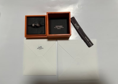 Hermes Chaine D'ancre Enchainee Ring Small Model "Silver"