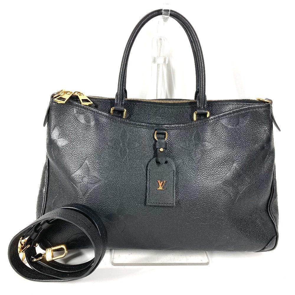 ルイヴィトン LOUIS VUITTON トリアノン MM トリアノンMM M46487 モノグラムアンプラント カバン 肩掛け トートバッグ 2WAYバッグ ショルダーバッグ モノグラムアンプラントレザー ノワール ブラック