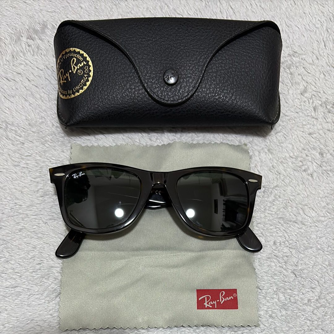 Ray-Ban Sunglasses New Wayfarer "Tote Shell/Green"