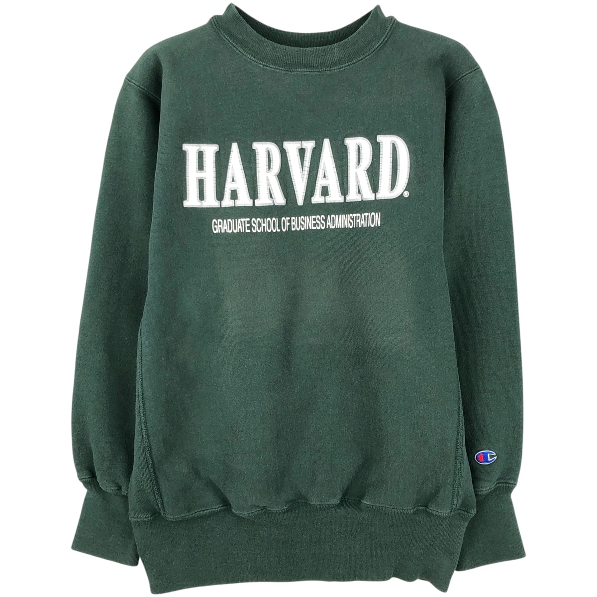 古着 90年代 チャンピオン Champion REVERSE WEAVE リバースウィーブ 刺繍タグ HARVARD ハーバード大学 カレッジスウェットシャツ トレーナー USA製 レディースM相当 ヴィンテージ/eaa606297
