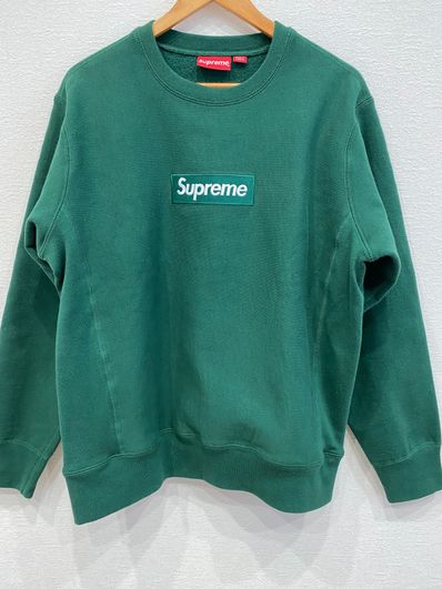 Supreme Box Logo Crewneck Sweatshirt "Green" (18FW)