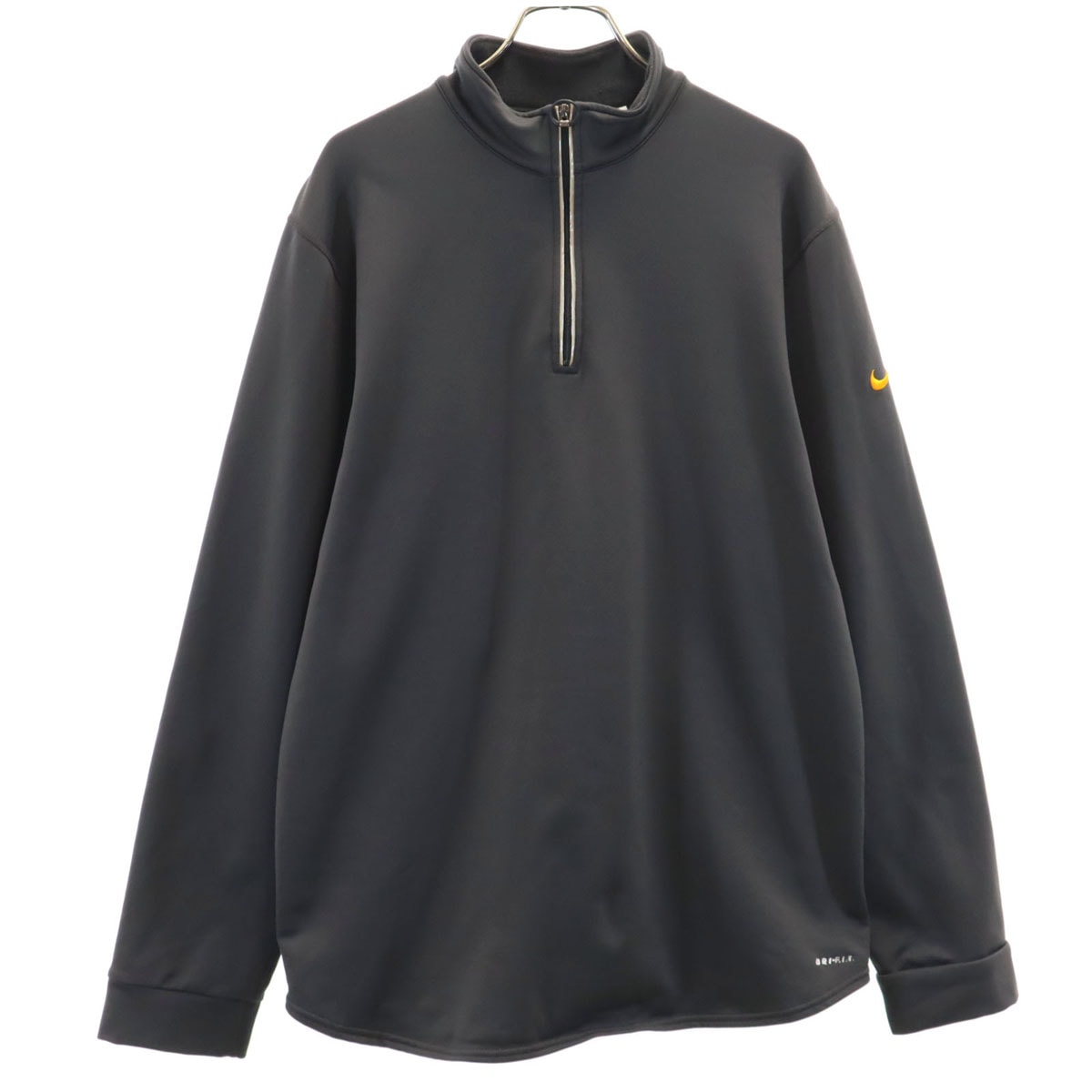 NIKE ナイキ 90s 00s オールド 長袖 ハーフジップ ウェア L チャコールグレー