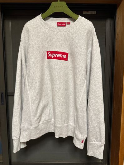 Supreme Box Logo Crewneck Sweatshirt "Ash Grey" (18FW)