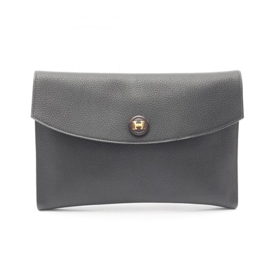 エルメス HERMES ポシェット リオ セカンドバッグ クラッチバッグ バッグ トゴ トゴ □C刻印(1999年製造) レディース ブラック系 【中古】