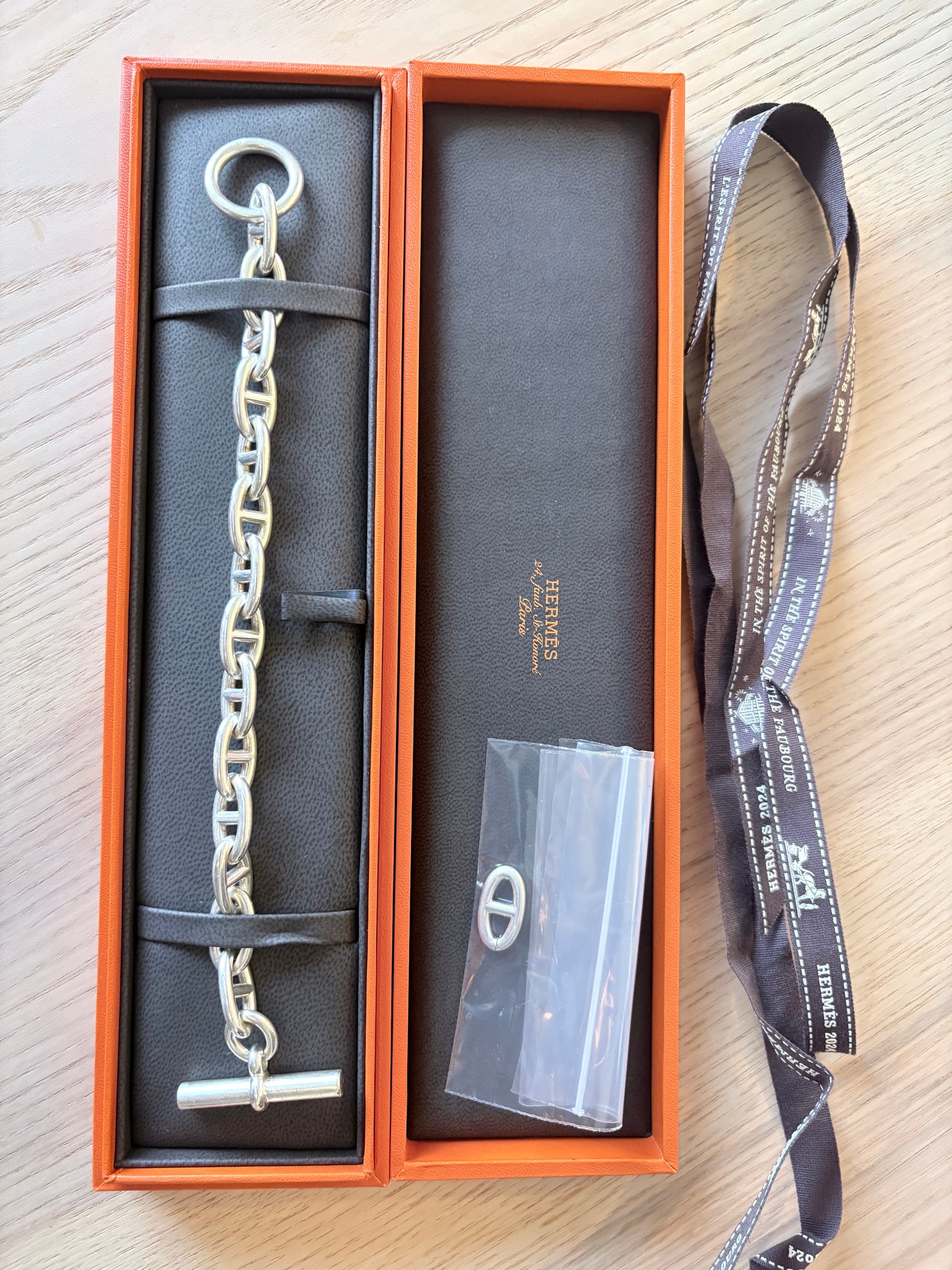 Hermes Chaine D'ancre GM Bracelet "Silver"