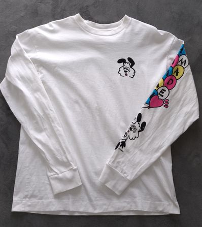 HUMAN MADE VICK LONG SLEEVE T-SHIRT "White"