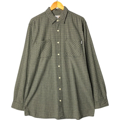 古着 カーハート Carhartt チェック柄 長袖 ワークシャツ メンズL相当/eaa575214