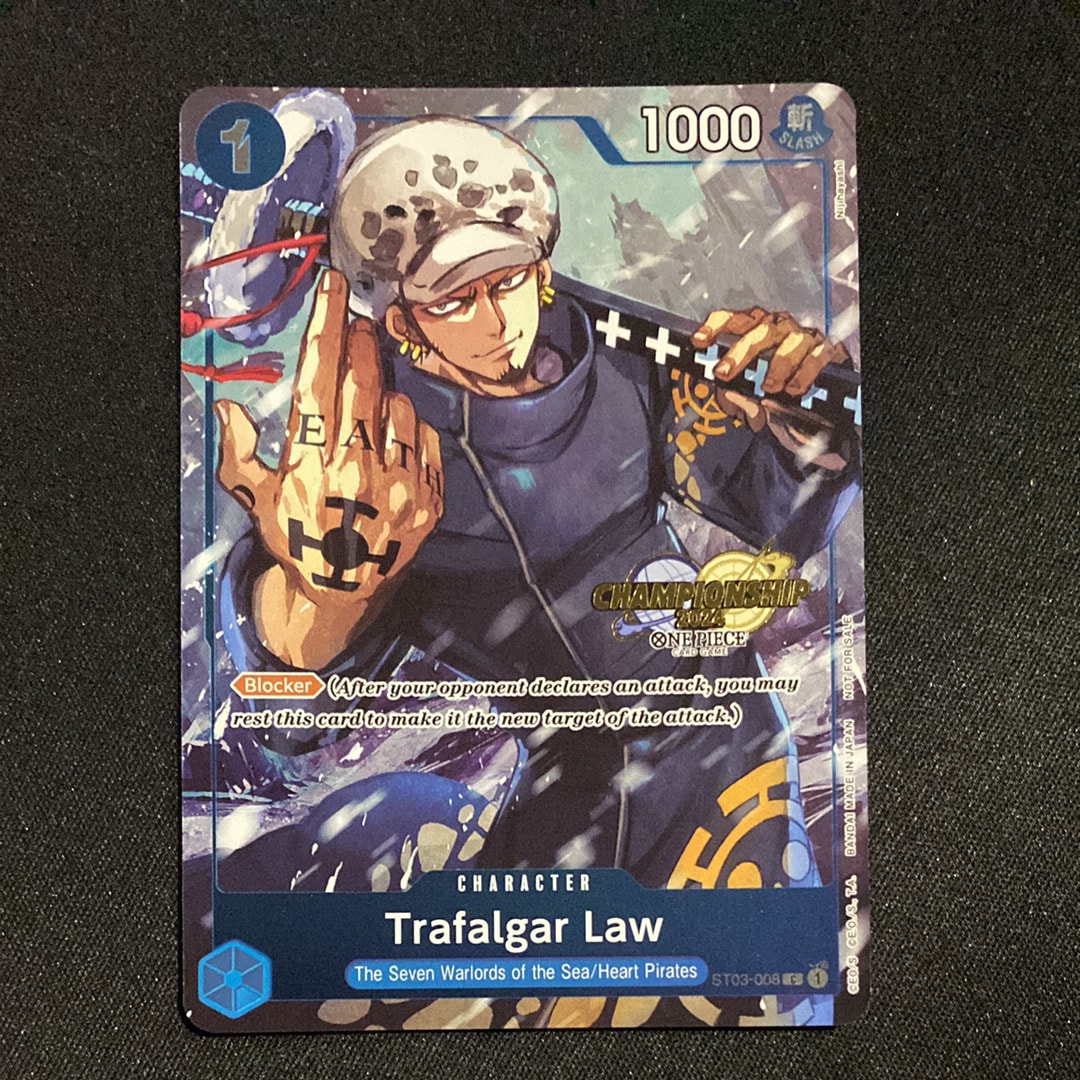 トラファルガー・ロー C [ST03-008]【英語版】(プロモーションカード「チャンピオンシップ 2024 イベントパック」)