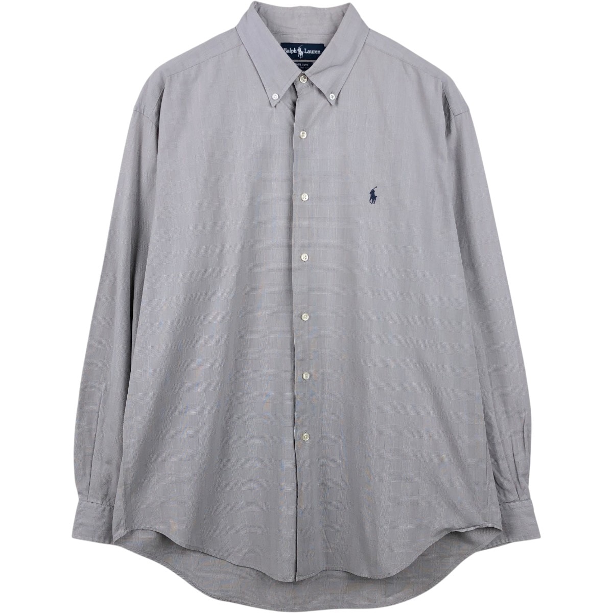 古着 ラルフローレン Ralph Lauren MARLOWE 長袖 ボタンダウンチェックシャツ メンズL相当/eaa662038