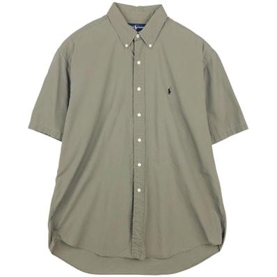 古着 ラルフローレン Ralph Lauren BLAKE 半袖 ボタンダウンシャツ メンズXL相当/eaa641048